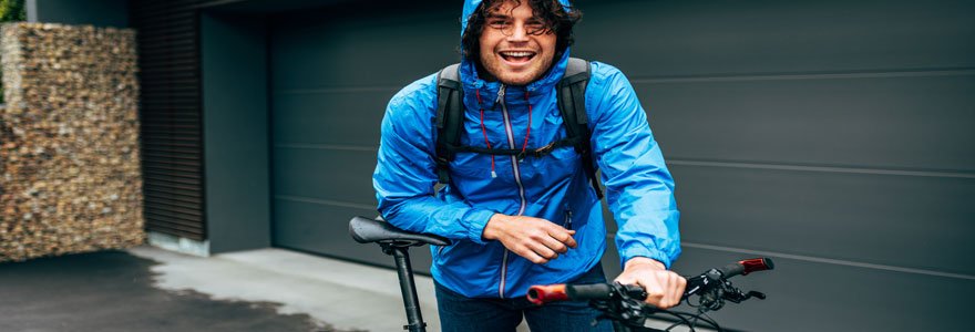 Veste vélo imperméable