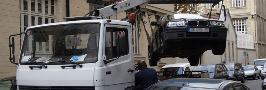 Voiture en fourrière